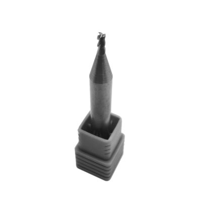 Uncoated 3 Flutes Cemented Carbide End Mill For Aluminum