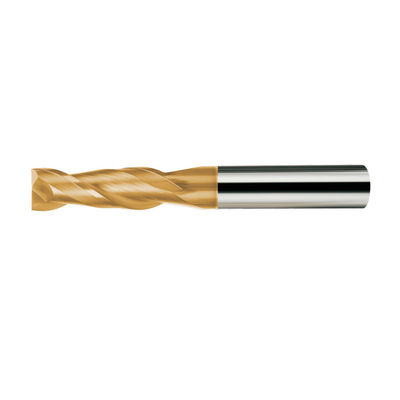 Tialn Coating HRC45~65 Solid Carbide Square Endmill For CNC Milling