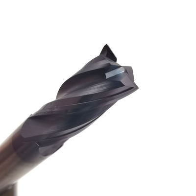 65HRC 5mm 4 Flutes Cemented Carbide End Mill For Stainless Steel