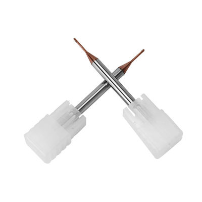 Precision Deep Groove HRC60 Long Neck Endmills For Milling Metal