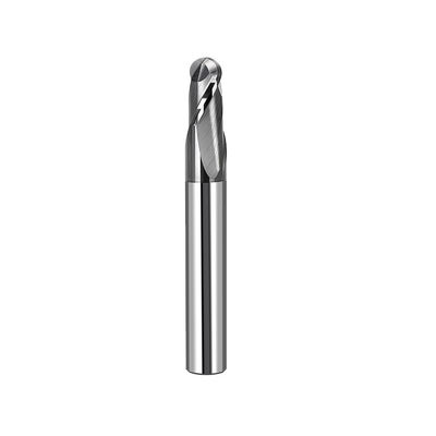 30 Spiral Angle Solid Carbide Ball Nose End Mills For All Metal