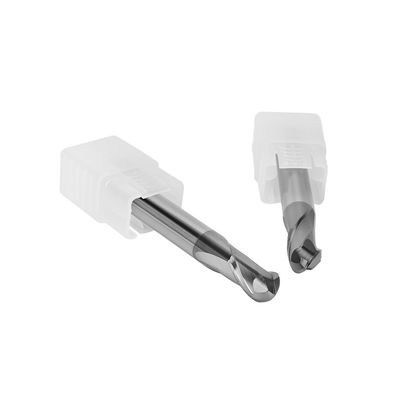 30 Spiral Angle Solid Carbide Ball Nose End Mills For All Metal