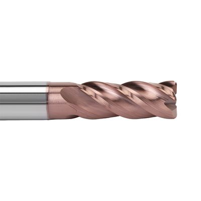 HRC60 Unequal Solid Carbide Corner Radius End Mills For Steel