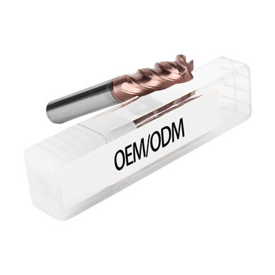 HRC60 Unequal Solid Carbide Corner Radius End Mills For Steel