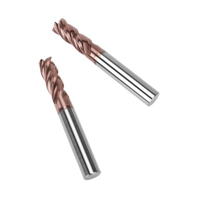 HRC60 Unequal Solid Carbide Corner Radius End Mills For Steel