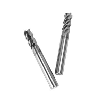 Heave Cutting 40 Spiral Angle Tungsten Carbide Corner Radius End Mills
