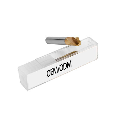 Wxsoon Customized Tungsten Carbidde Double Side Chamfer Endmills For Steel