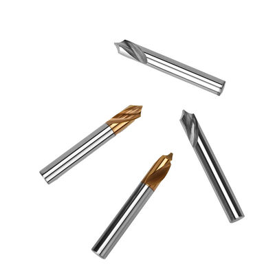 OEM ODM Solid Carbide Double Side Chamfer Endmills For Aluminum