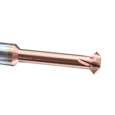 OEM / ODM Uncoated Tungsten Carbide Chamfer End Mills For Aluminum