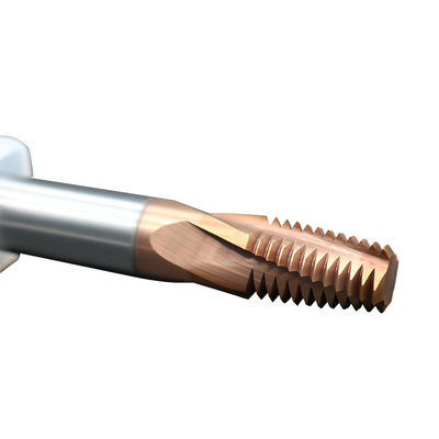 Bspg Inch Size Tungsten Carbide Threading Endmill Cutters for Steel