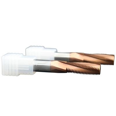 Bspg Inch Size Tungsten Carbide Threading Endmill Cutters for Steel