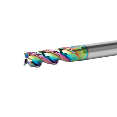 45 Spiral Angle 3 Flute Solid Carbide Endmills for Aluminium Alloy