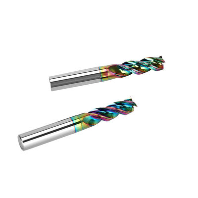 45 Spiral Angle 3 Flute Solid Carbide Endmills for Aluminium Alloy
