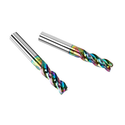 45 Spiral Angle 3 Flute Solid Carbide Endmills for Aluminium Alloy