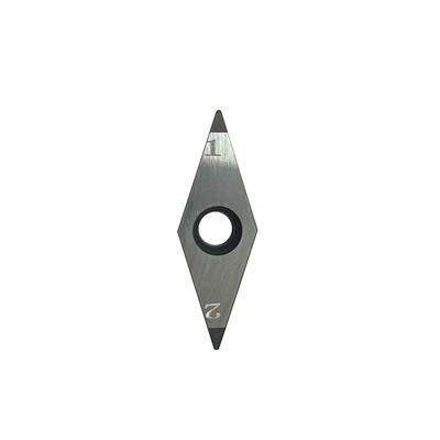 Triangular TCMT110204 Single Tip Brazed CBN Inserts For Turning Steel