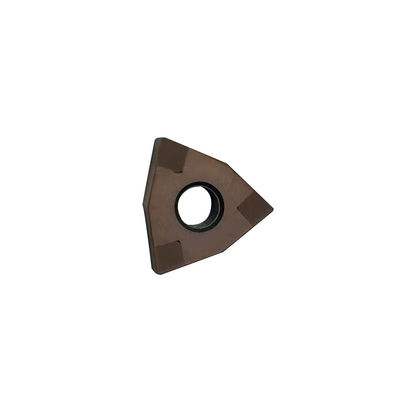 Triangular TCMT110204 Single Tip Brazed CBN Inserts For Turning Steel