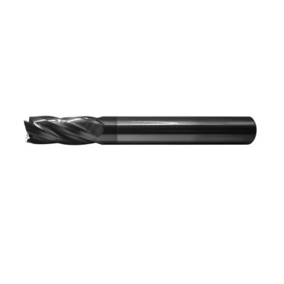 65HRC 4 Flutes Tungsten Carbide End Mill For Hard Steel
