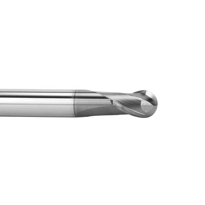 30 Spiral Angle Solid Carbide Ball Nose End Mills For All Metal