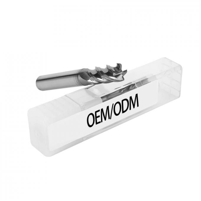 Heave Cutting 40 Spiral Angle Tungsten Carbide Corner Radius End Mills